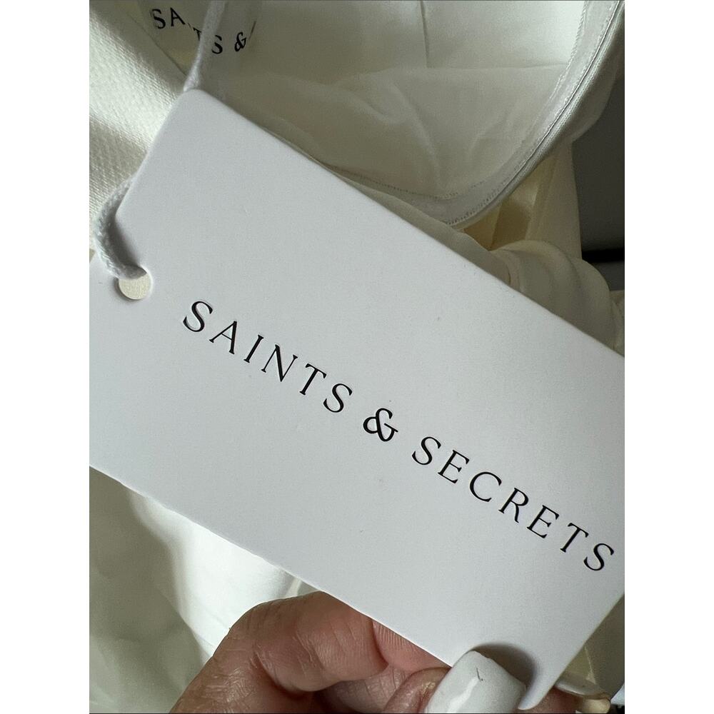 NWT REVOLVE Saints & Secrets SHOWPO Cecilia off shoulder mini dress US S - Picture 6 of 9